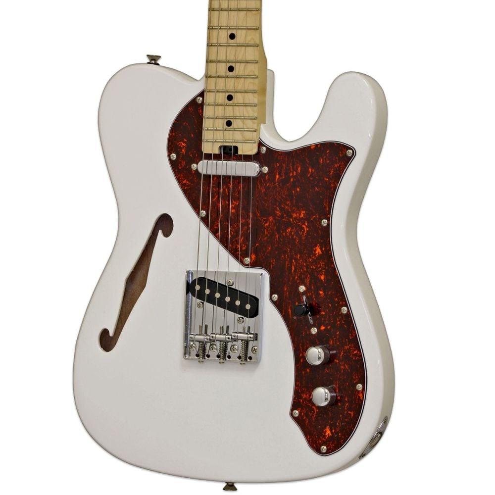 Aria Tegtlttwh Guitarra Eléctrica Serie Teg-Tl Modern Classics Blanca TEGTLTTWH