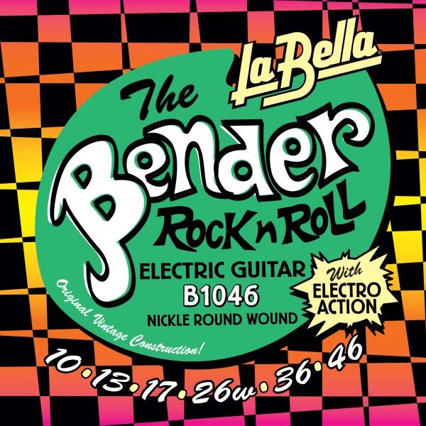 La Bella B1046 Juego De Cuerdas Para Guitarra Eléctrica Regular 10-46 B1046