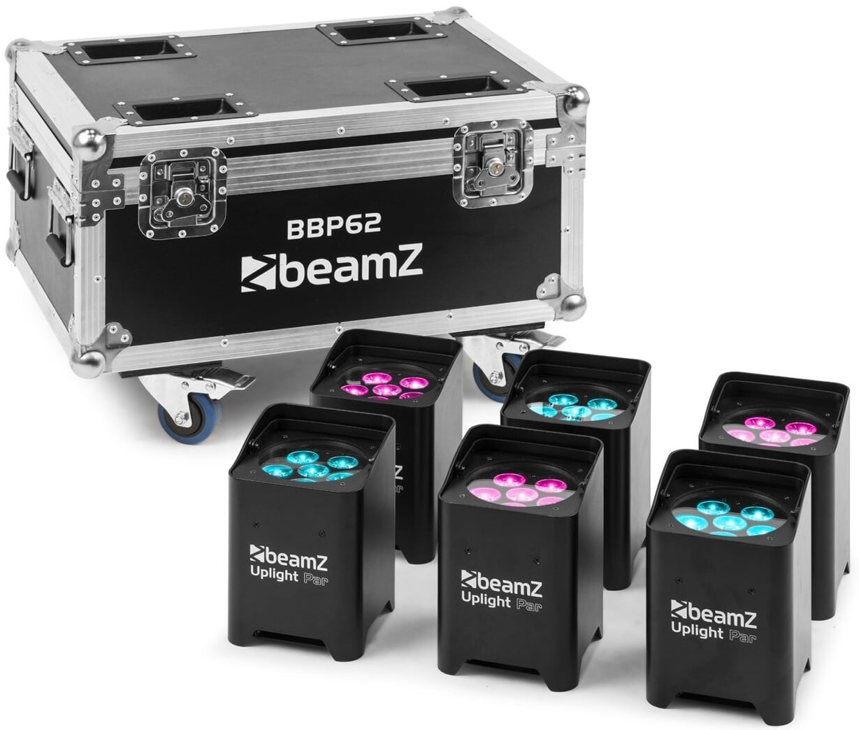 Beamz BBP62 Uplight Set IP65 6pc.6x12W FC BBP62 Uplight Set IP65 6pc.6x12W FC