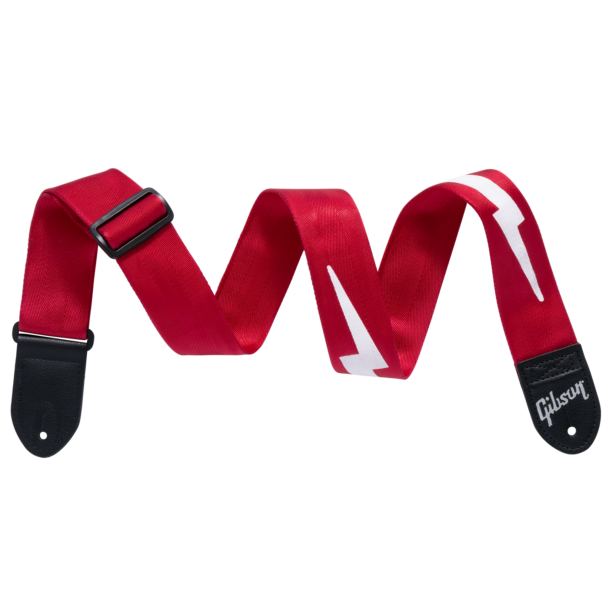 Gibson ASBOLT-RED The Lightning Bolt Seatbelt (Red) Correa Guitarra The Lightning Bolt Seatbelt (Red)