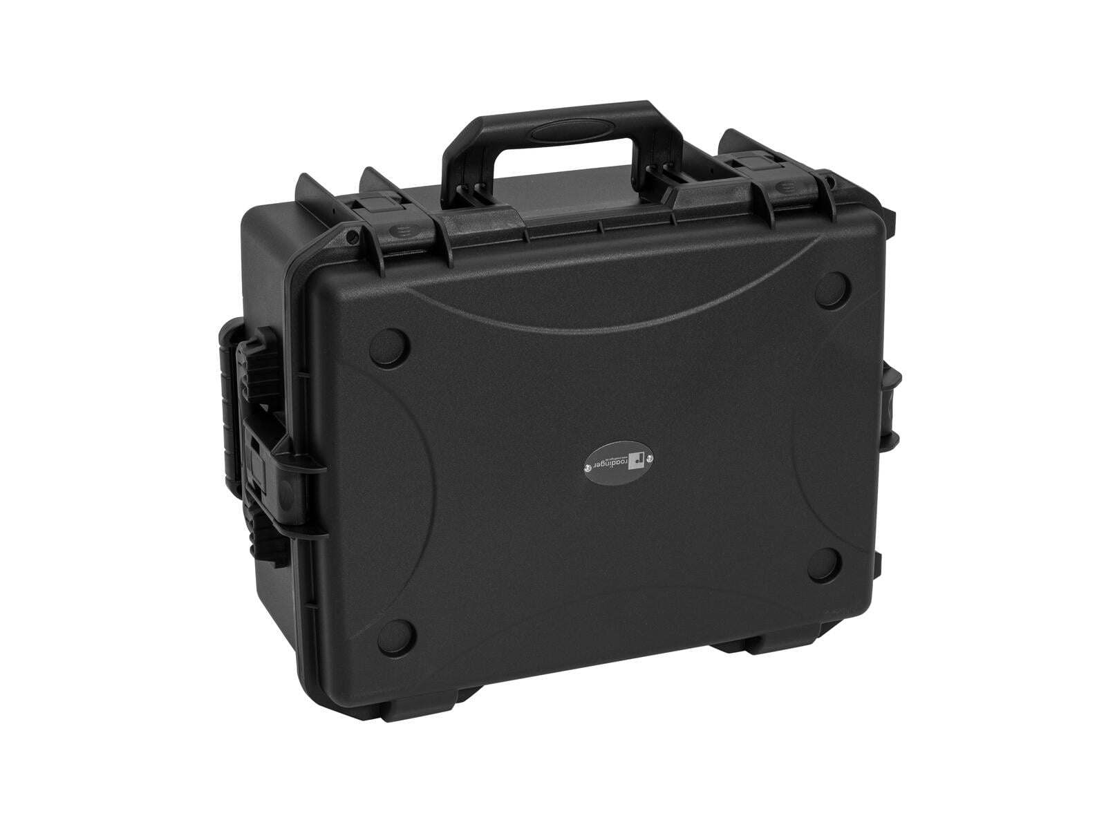 Roadinger Plastic Case AKKU Flat Light con carrito Plastic Case AKKU