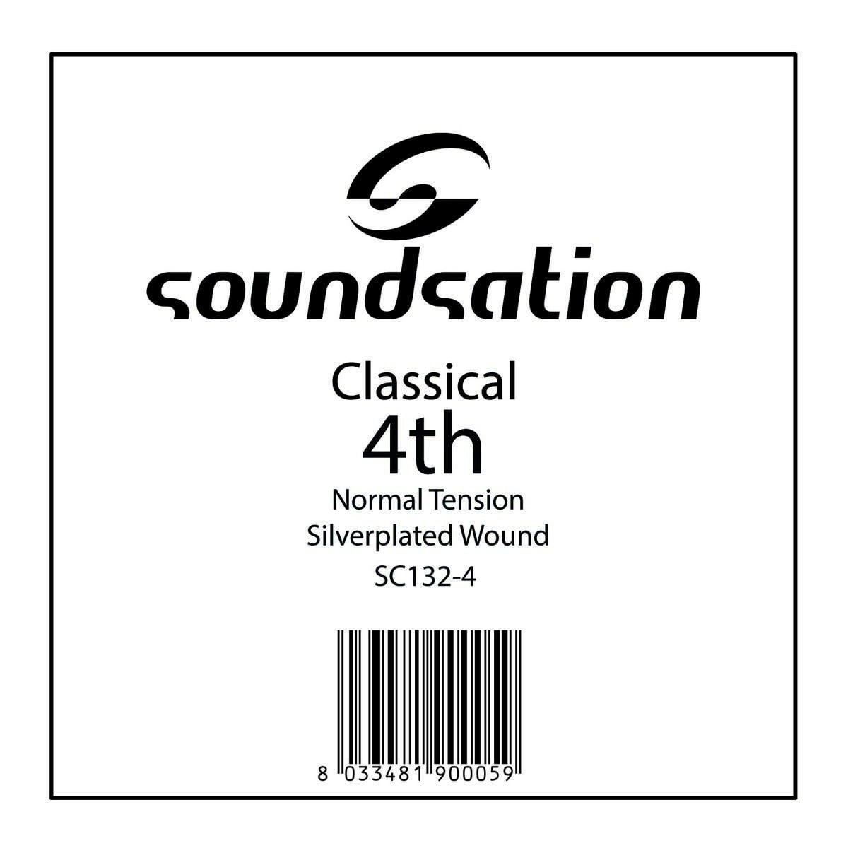 Soundsation Cuerda para guitarra clásica SC132-4 - D 0.30 Tensión normal SC132-4