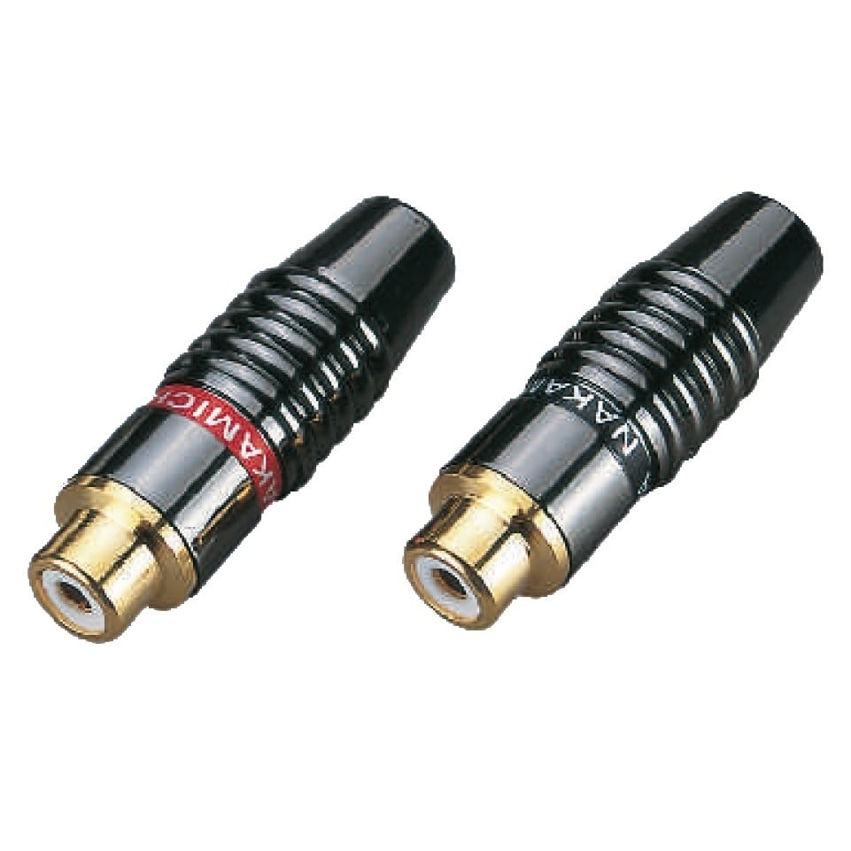 Soundsation Conector RCA hembra de metal SRCA029F-B (caja de 25 unidades) SRCA029F-B