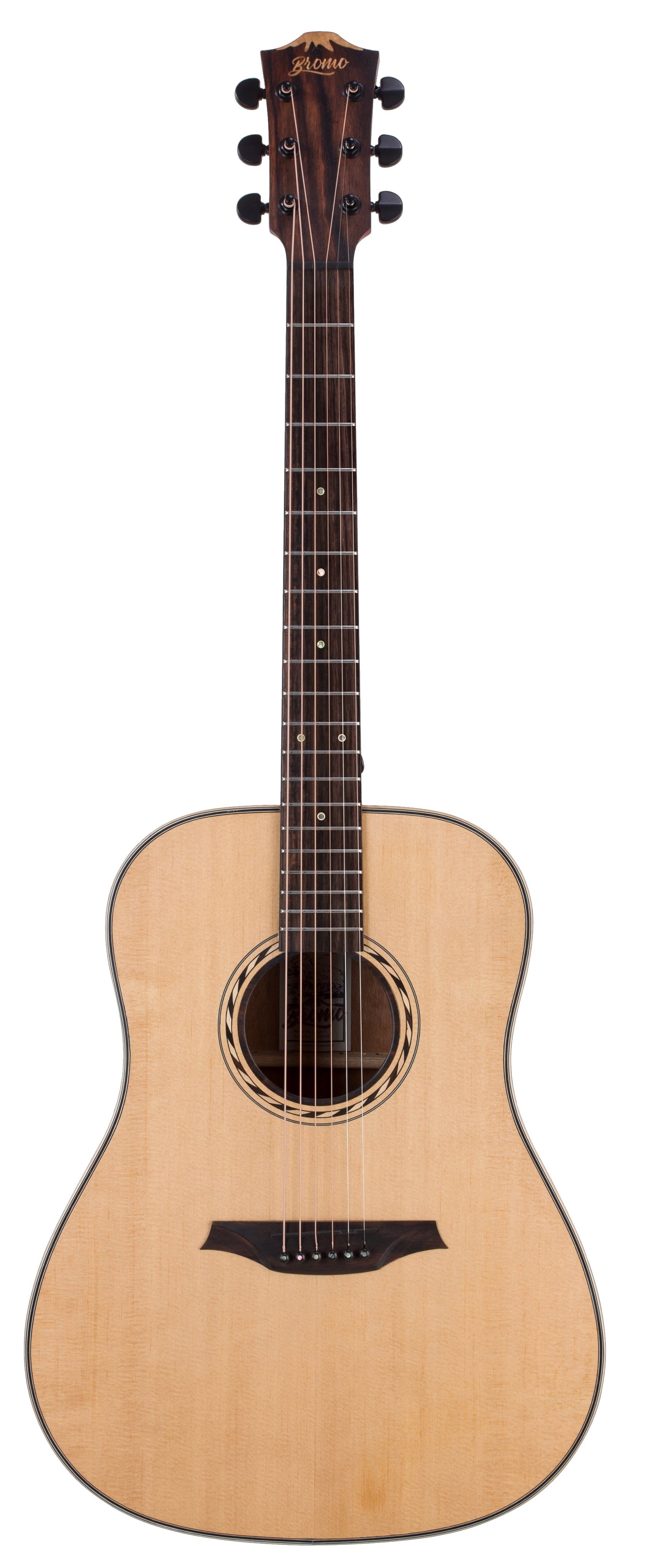Bromo BAT1 Guitarra Acustica Tahoma Series Tapa Solida BAT1