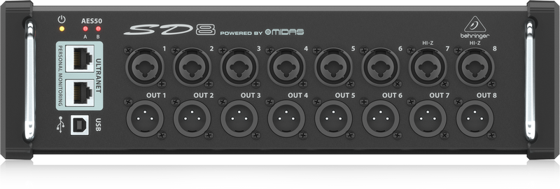BEHRINGER SD8 Cajetín de escenario Snake Digital BEHRINGER SD 8