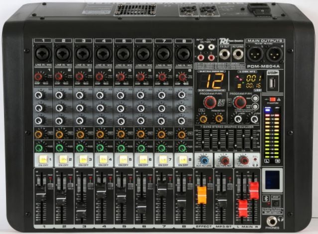 Power Dynamics PDM-M604A Mezclador directo amplificado 6 canales 172612 PDM-M604A