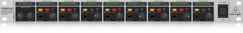 BEHRINGER HA8000 V2 Amplificador Auriculares Behringer HA-8000 V2 Und. ( REACONDICIONADO ) Amplificador Auriculares BEHRINGER HA8000 V2 