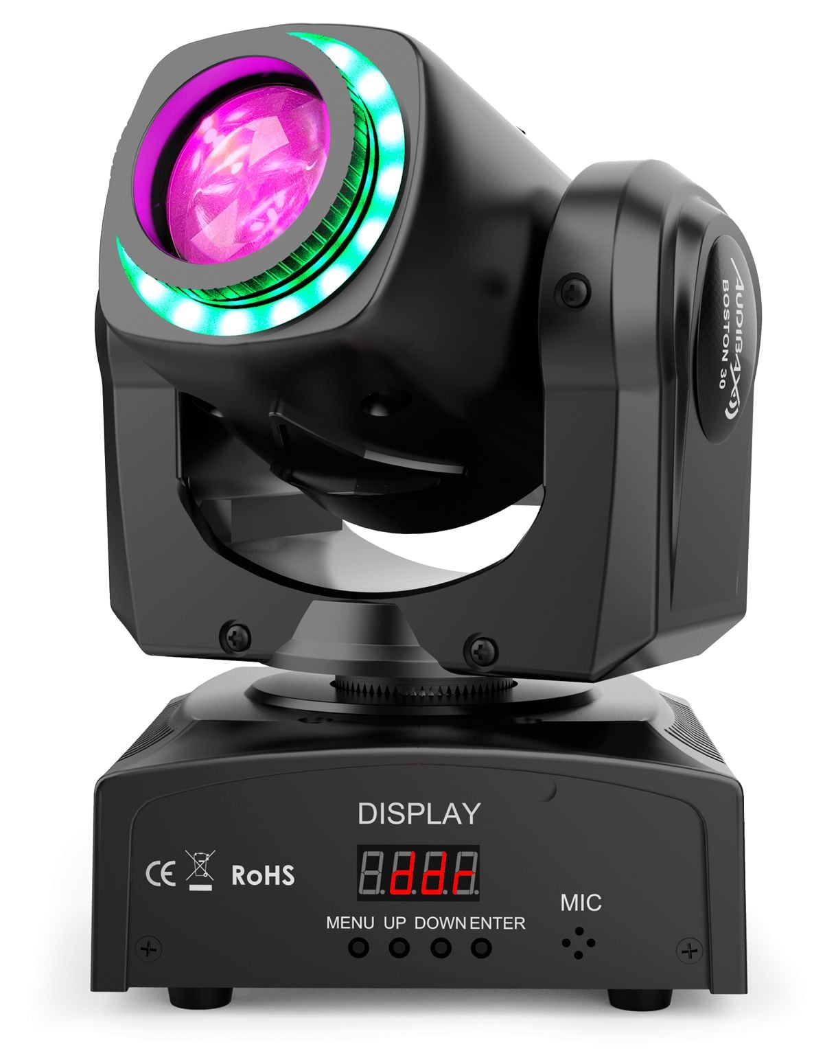 Audibax Boston 30 Ring Cabeza Movil Spot 30W + Anillo LED Boston 30
