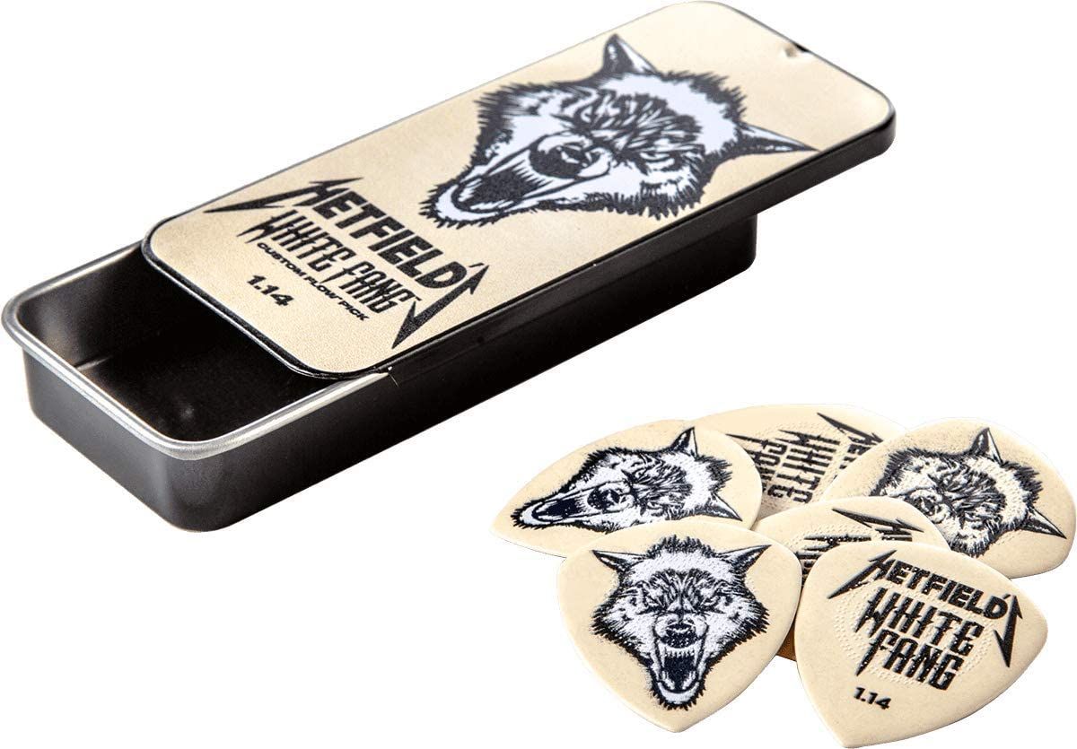 Dunlop Bote James Hetfield White Fang de 1,14 mm Pack 6 Un. PH122T114