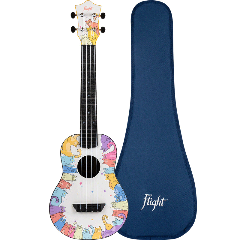 Flight Tuc-Kitty Ukulele Concierto Tuc-Kitty