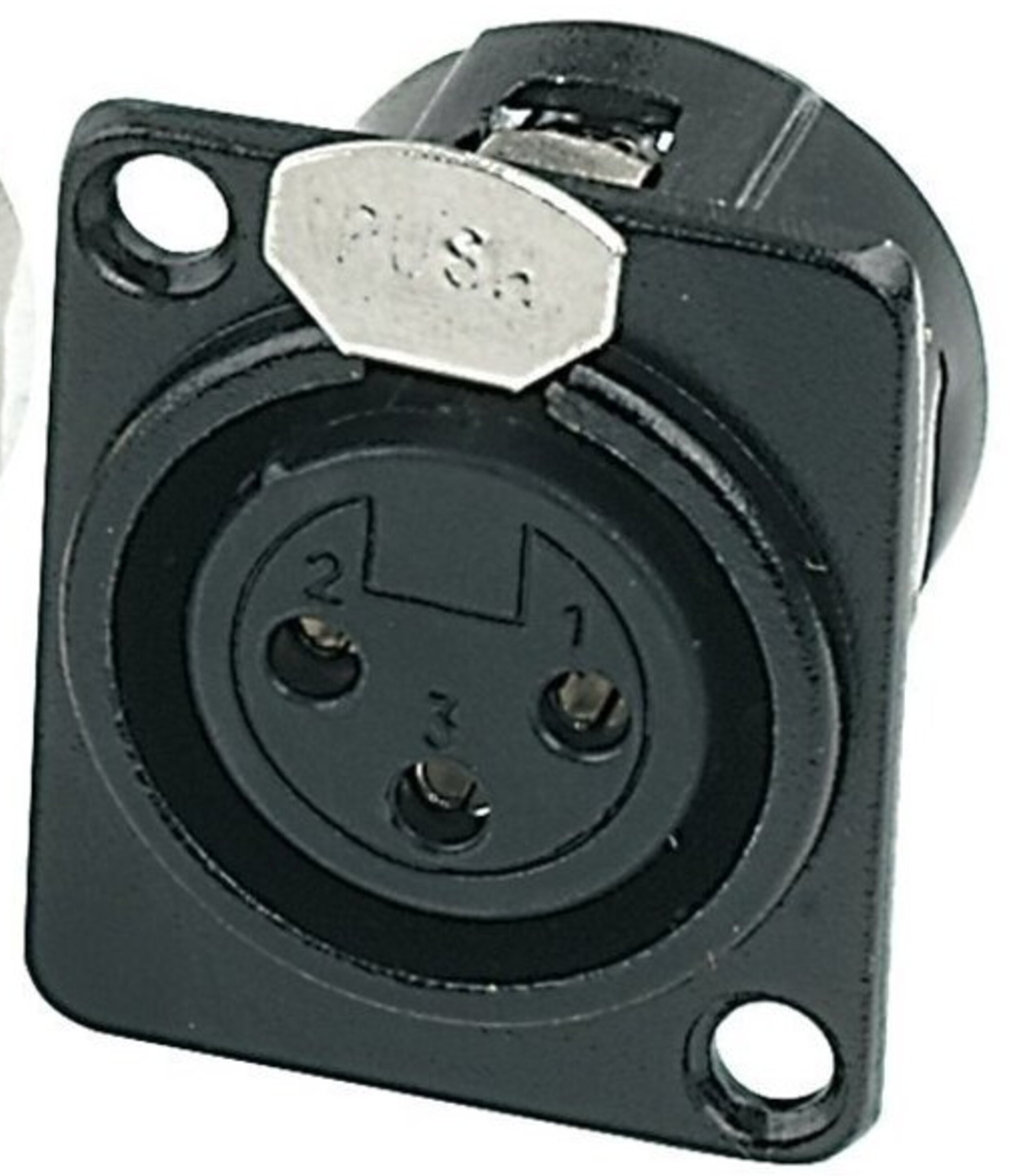 Gewa Conector Toma XLR Hembra Ebony Conector Toma XLR Hembra Ebony