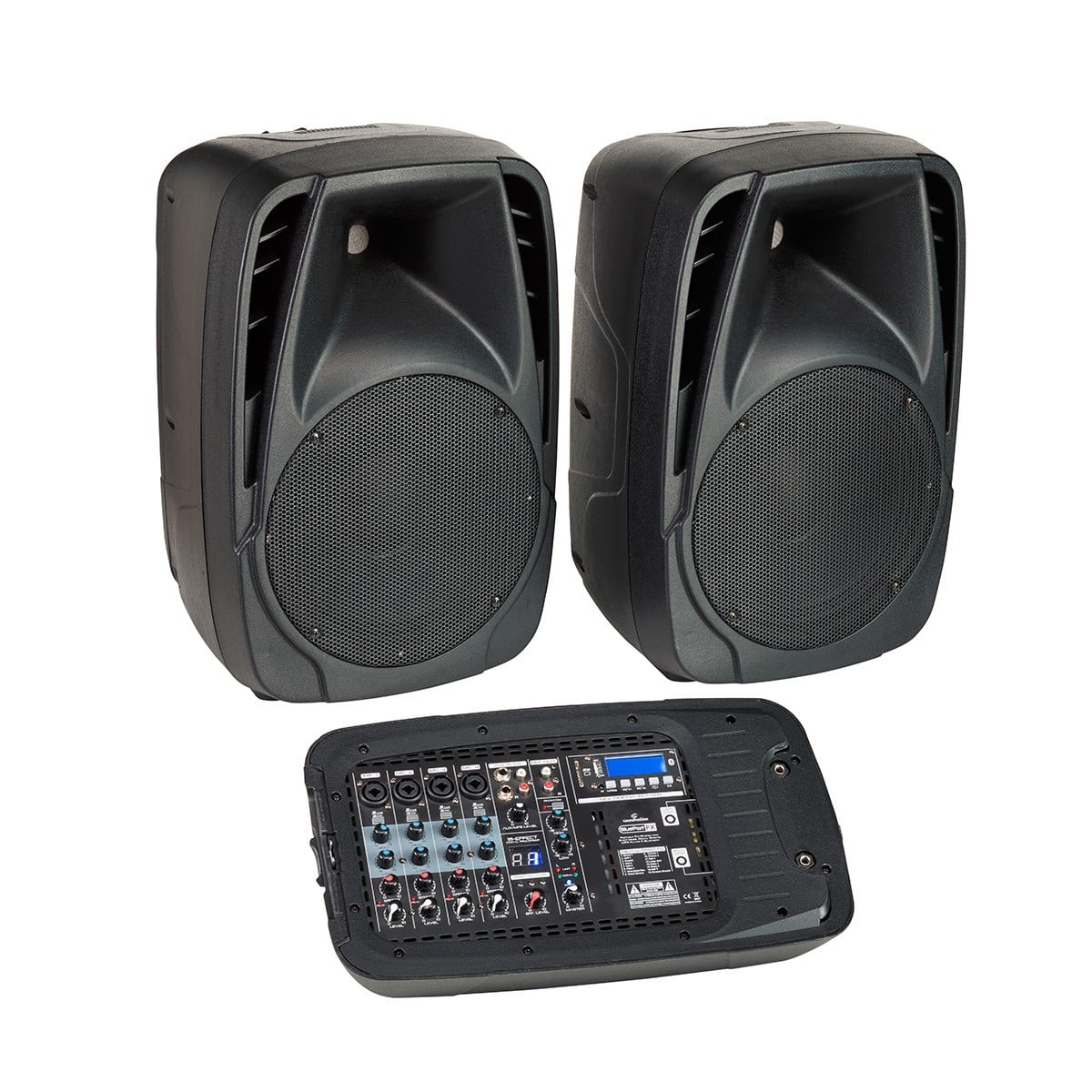 Soundsation Sistema de megafonía portátil BLUEPORT FX de 2x100W con mezclador act BLUEPORT FX