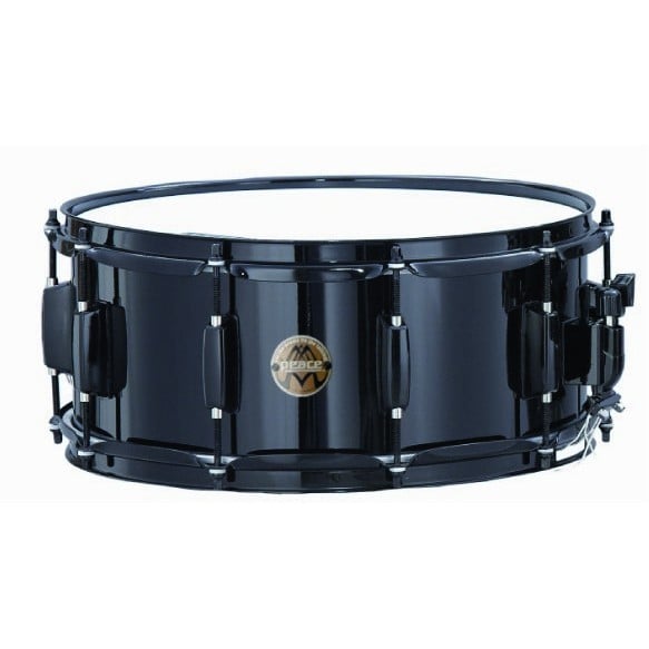 Peace SD-148A Caja de la serie METAL SHELL de 14 x 6 pulgadas - Negro brill SD-148A