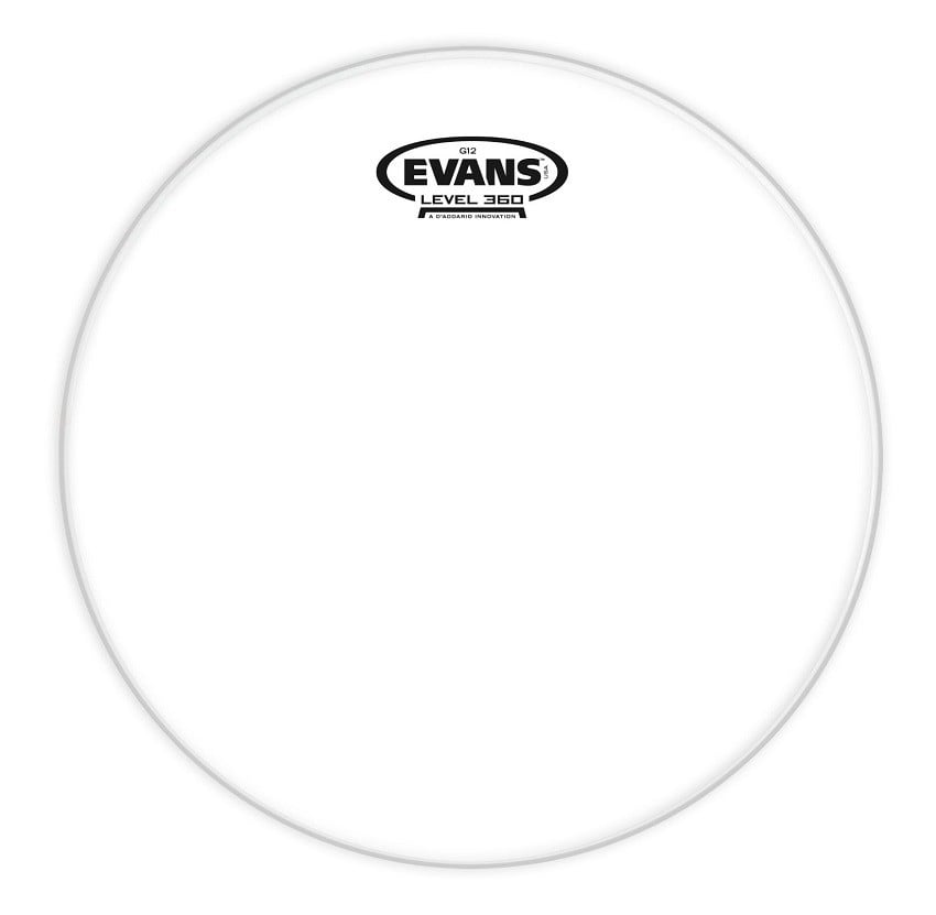 EVANS 10" G12 Clear Parche de Tom TT10G12 10 G12 Clear TT10G12