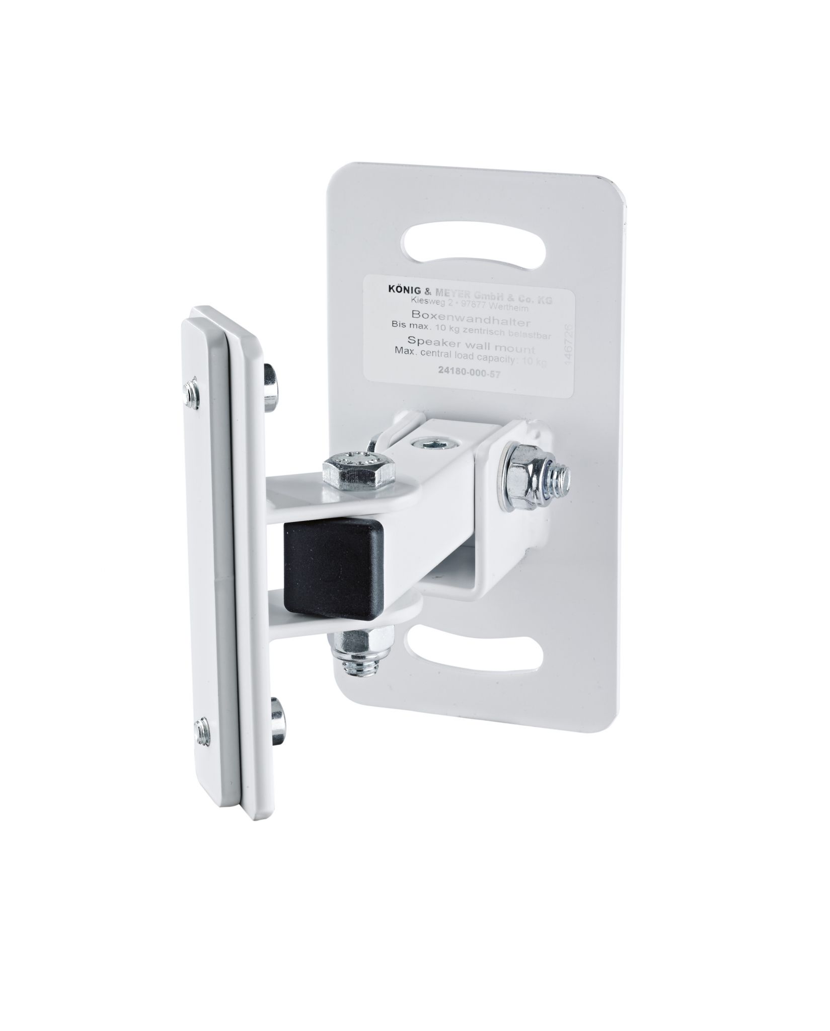 Konig & Meyer 24180 Soporte Universal De Altavoz Para Montaje En Pared Blanco 24180WH