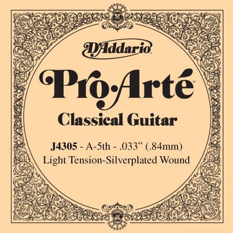 D´addario J4305 Cuerda Suelta para Guitarra Clásica Española J4305