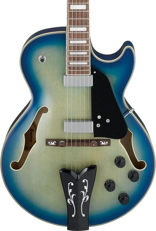 Ibanez GB10EM-JBB Guitarra Eléctrica George Benson Signature Jet Blue Burst GB10EMJBB