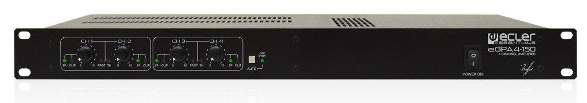Ecler Amplificador Multicanal de Alto Rendimiento 4x150W eGPA4-150