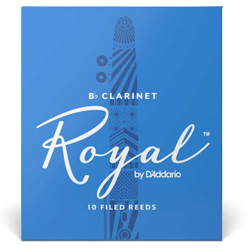 Daddario Royal RCB1015 Cañas Clarinete Bb Dureza 1,5 Pack 10 Unidades RCB1015