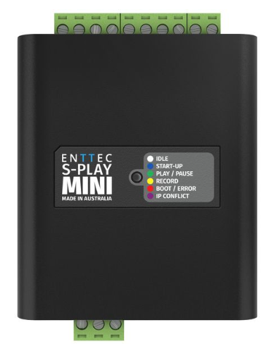 ENTTEC S-Play-Mini Controlador DMX de Espectáculos de Luz S-Play-Mini Controlador DMX de Espectáculos de Luz