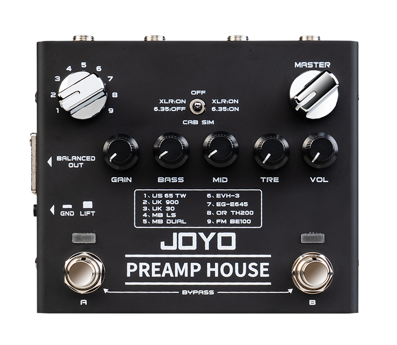 Joyo R-15 - Pedal R-Series De Modelo Preamp House R-15