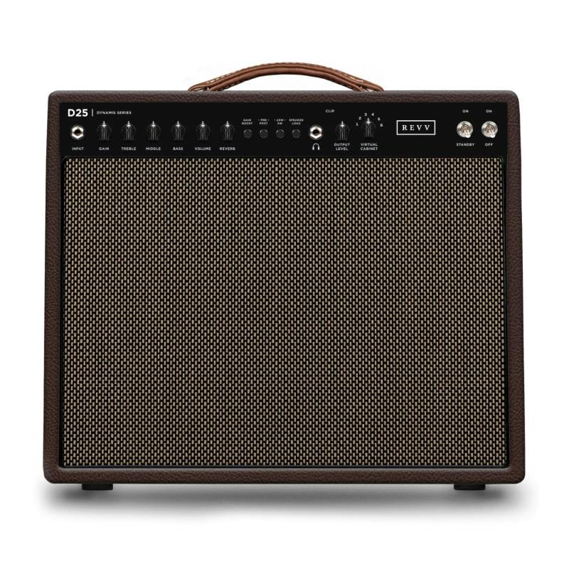 Revv D25, 1x12 Combo Amplifier, British Sable Bronco RV-D25BR