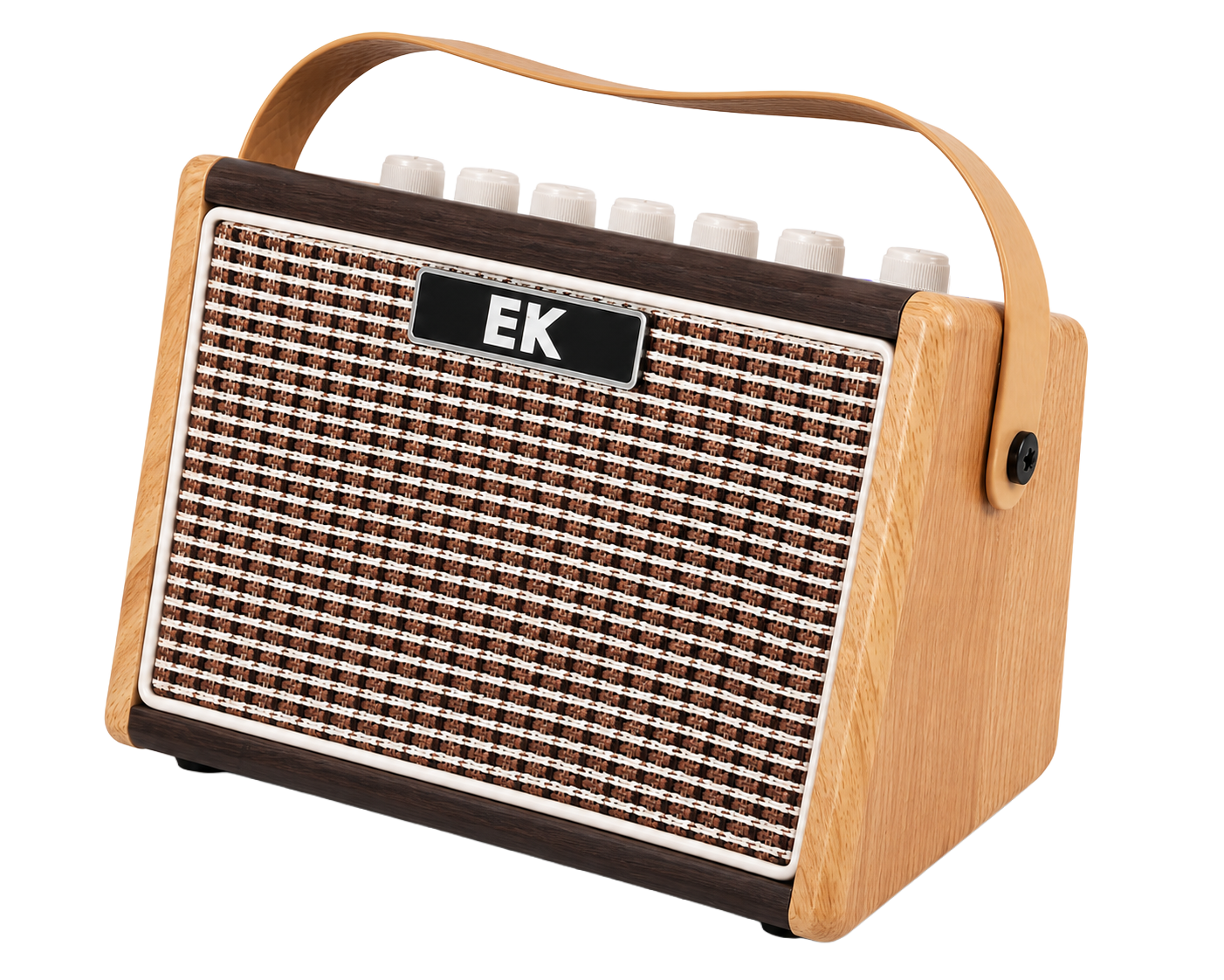 EK Audio Amplificador  De Guitarra Acústica Con Batería Recargable Ag15A+ AG15A+