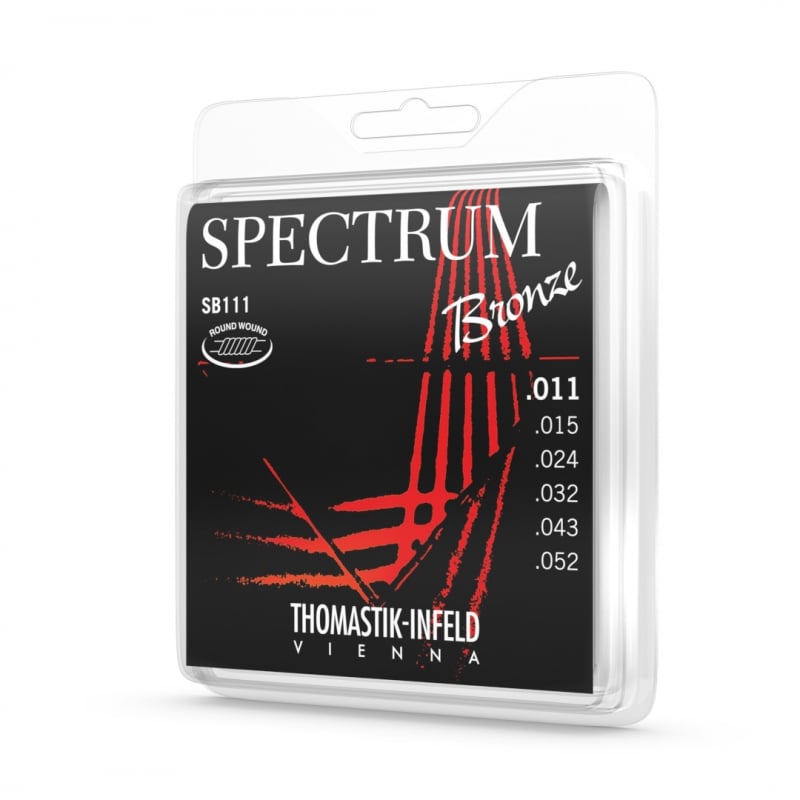 Thomastik Juego de cuerdas guitarra acústica Spectrum Bronze Light SB111 ACCOGTSBSB111J