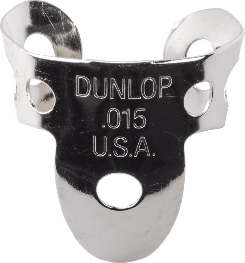 Dunlop Pack 20 Púas Dedo Nickel Silver Mini .015\" (0.38 Mm) ADU33R015