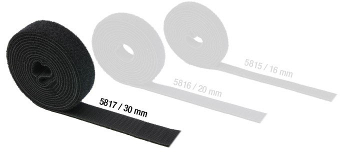 Adam Hall Hardware 5817 Cinta Velcro doble Cara 30 mm de ancho 5817