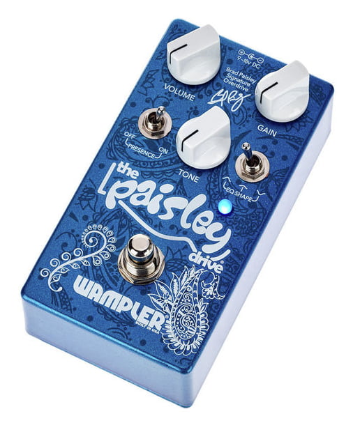 Wampler PAISLEY DRIVE Overdrive Pedal de efectos PAISLEY DRIVE