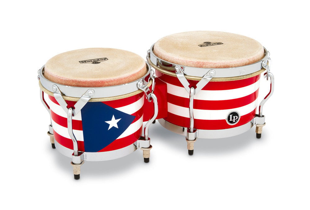 LP M201-PR Set de Bongos 7" 1/4 + 8" 5/8 Madera LP M201-PR