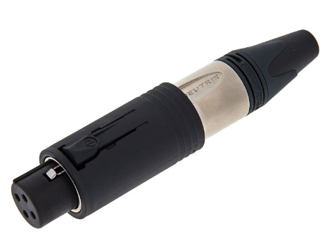 Neutrik NC3 FM-C Conector ConvertCon Unisex XLR Color Negro NC3FM-C