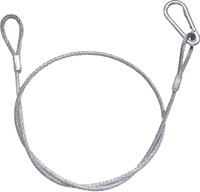 Ibiza Light SAFETY 4 Cable de Seguridad de 4MM SAFETY 4