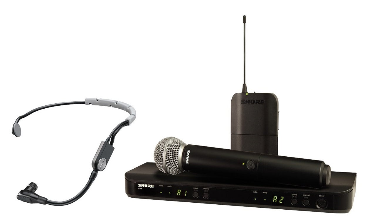SHURE BLX1288E/SM35 K3E Combo Inalámbrico SM58 y SM35 BLX1288E/SM35 K3E