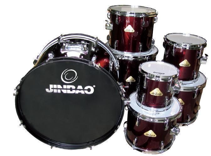 Jinbao SP50922RDJ Bombo De 22" X 16" Rojo SP50922RDJ