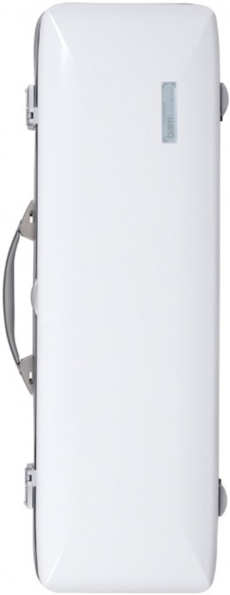 Bam Estuche Violín ICE2018XLWS Ice Supreme Hightech Rectangular Blanco y Plata ICE2018XLWS
