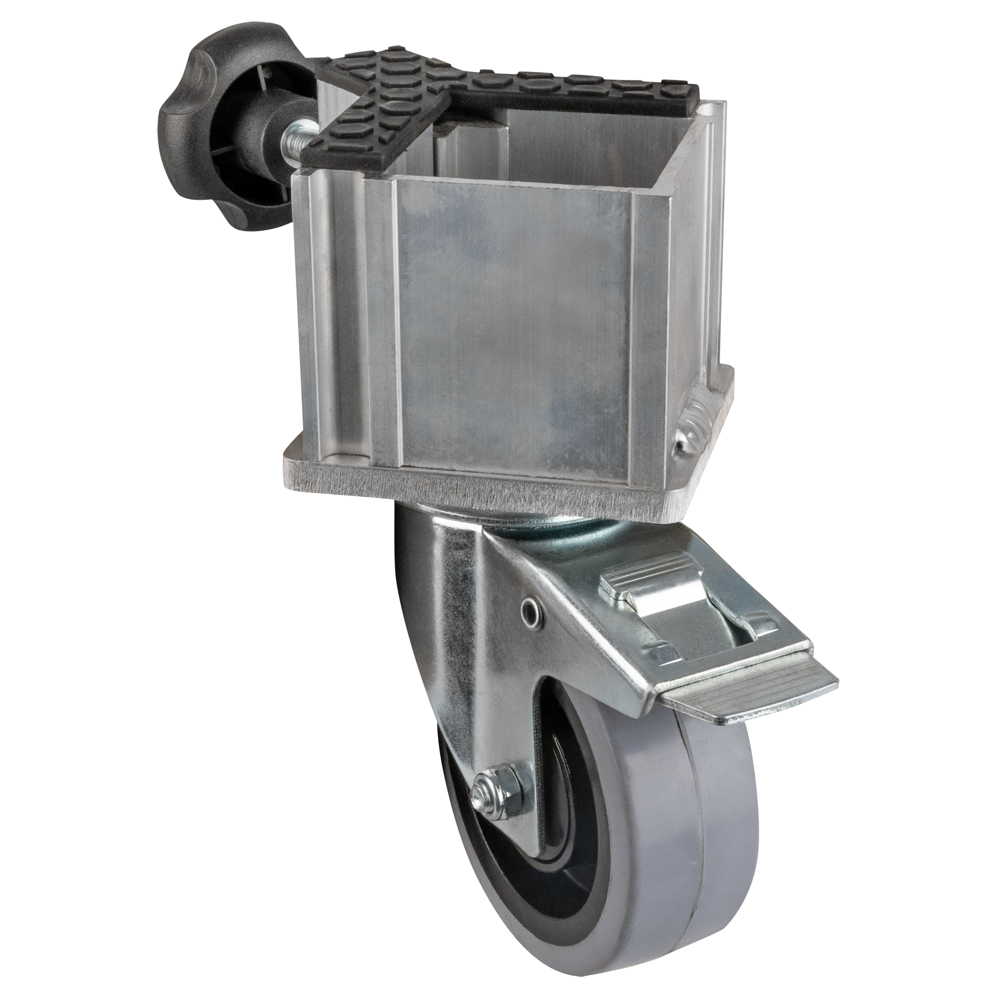 Showgear Mammoth Dex Single Leg Insert Swivel Wheel With brake 70696
