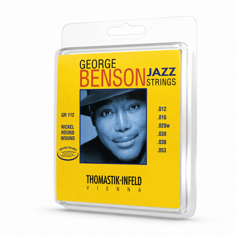 Thomastik Juego de cuerdas guitarra Jazz George Benson GR112 Medium Light ACCGGBJ