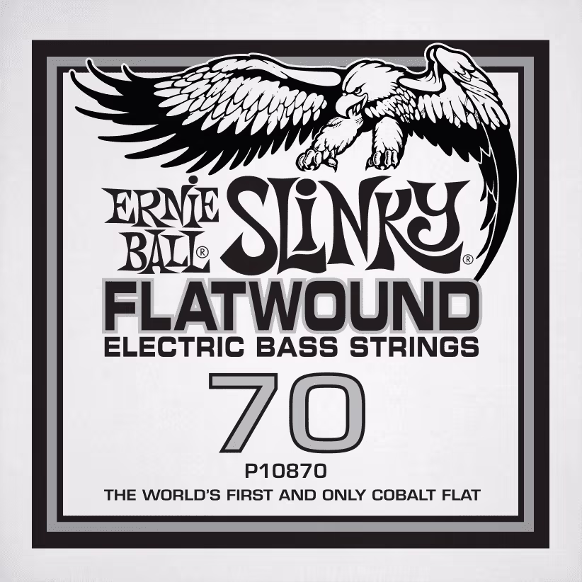 ERNIE BALL Cuerda Bajo Slinky Flatwound .070 CEB10870
