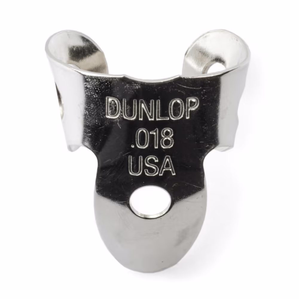 Dunlop Pack 20 Púas Dedo Nickel Silver Mini .018\" (0.46 Mm) ADU36R018