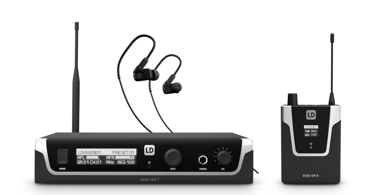 Ld Systems U508 Iem Hp Sistema de monitoreo con auriculares U508 Iem Hp