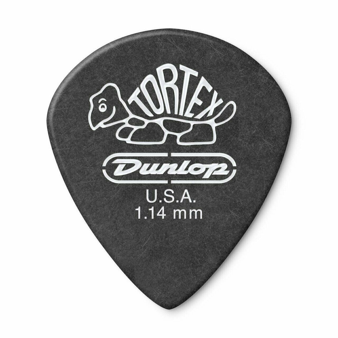 Dunlop Tortex Pitch Black Jazz III 1,14 mm Pack 12 Un. 482P114