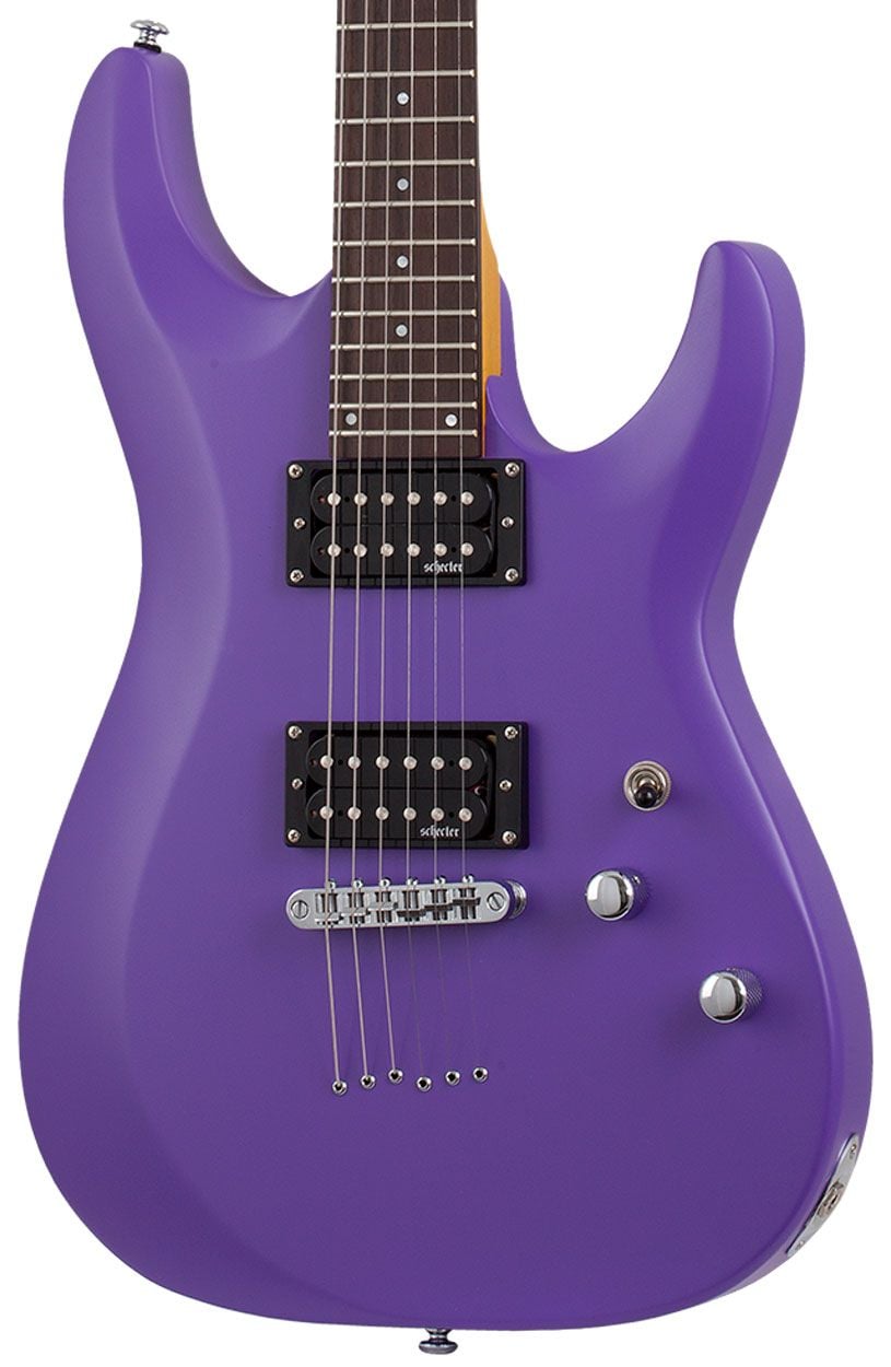 Schecter C-6 Deluxe Satin Purple. Guitarra Eléctrica C-6 Deluxe-SDPRPL