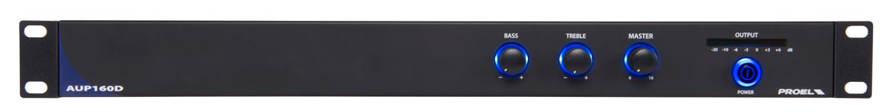 Proel PA AUP160D. Amplificador de Potencia 160W PA AUP160D