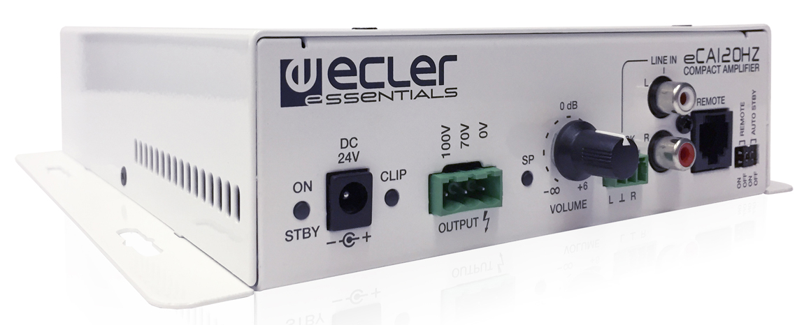 Ecler Amplificador Compacto de Alta Impedancia eCA120HZ