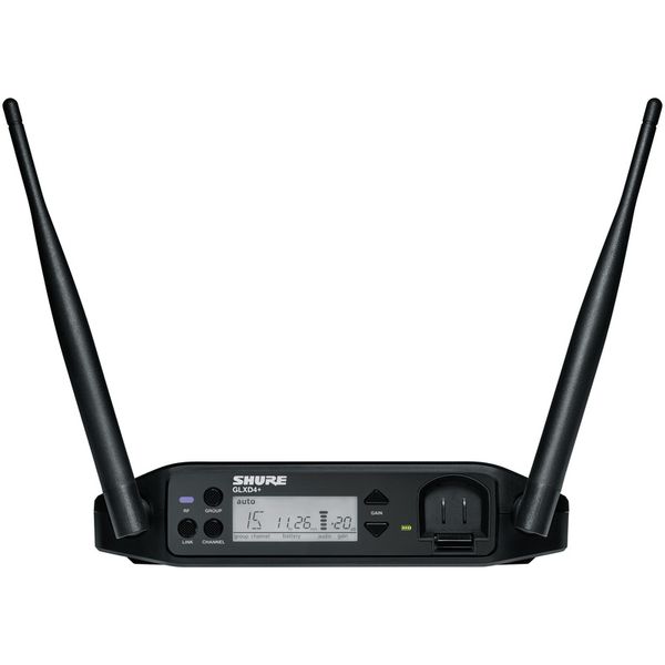 Shure GLXD4+ Z4 Receptor Inalámbrico Digital GLXD+ 2.4 5GHz de Superficie GLXD4+ Z4