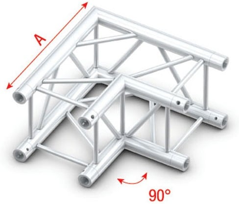 Showtec GQ30003HD Corner 90 Heavy Duty Pro-30 Square G Truss GQ30003HD