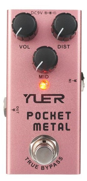 YUER POCKET METAL Pedal de efectos para guitarra eléctrica POCKET METAL