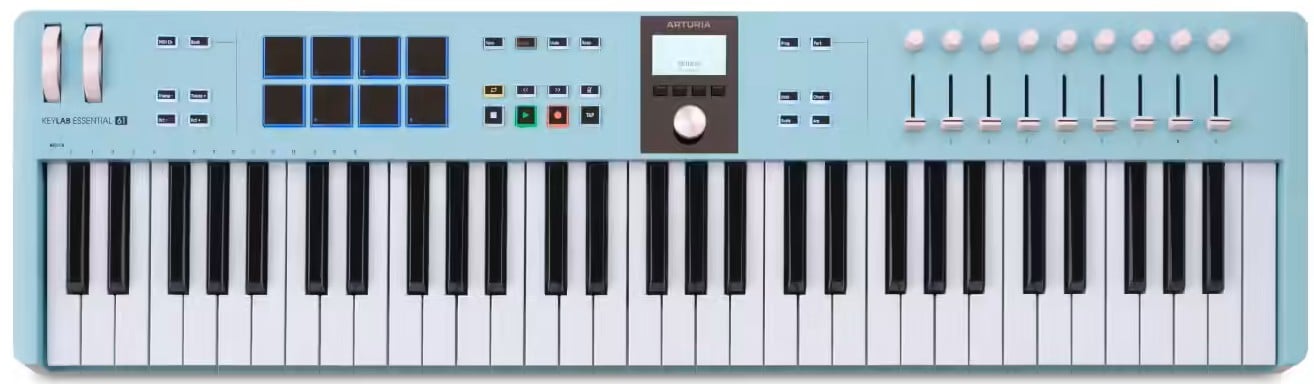 Arturia KeyLab Essential 61 MK3 Aquamarine Controlador Midi KeyLab Essential 61 MK3